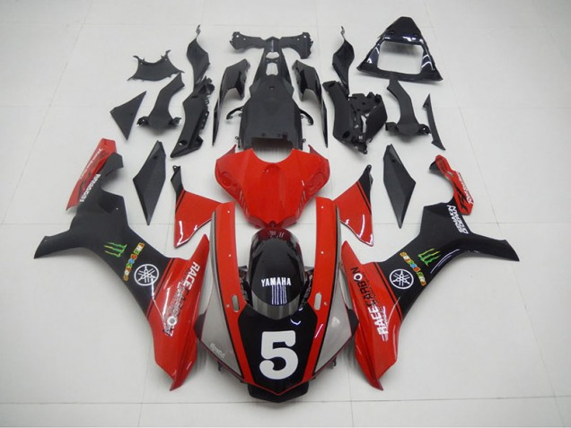 R1 2015-2019 Verkleidungen - Schwarz Rot 5 R1 2015-2019 Verkleidungen - Schwarz Rot 5