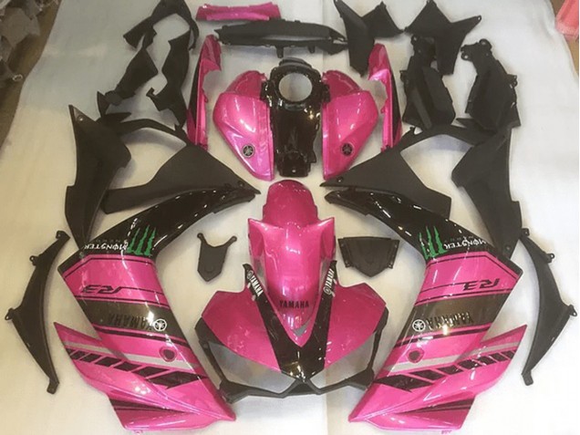 R3 2015-2022 Verkleidungen - Rosa und Schwarz R3 2015-2022 Verkleidungen - Rosa und Schwarz