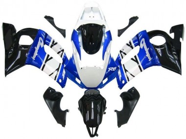 R6 1998-2002 Verkleidungen - Blau schwarze Champions