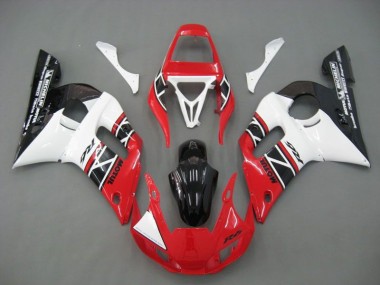 R6 1998-2002 Verkleidungen - Rot Weiß Schwarz
