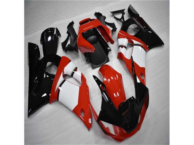 R6 1998-2002 Verkleidungen - Schwarz Weiß R6 1998-2002 Verkleidungen - Schwarz Weiß