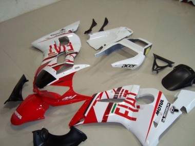 R6 1998-2002 Verkleidungen - Weiß Rot Fiat Motul Acer
