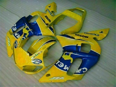 R6 1998-2002 Vollverkleidung - Gelb Blau