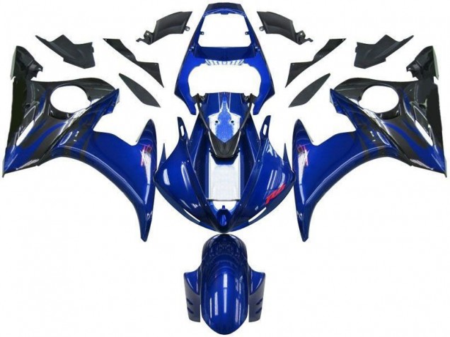 R6 2003-2005 Verkleidung - Blau Schwarz R6 2003-2005 Verkleidung - Blau Schwarz