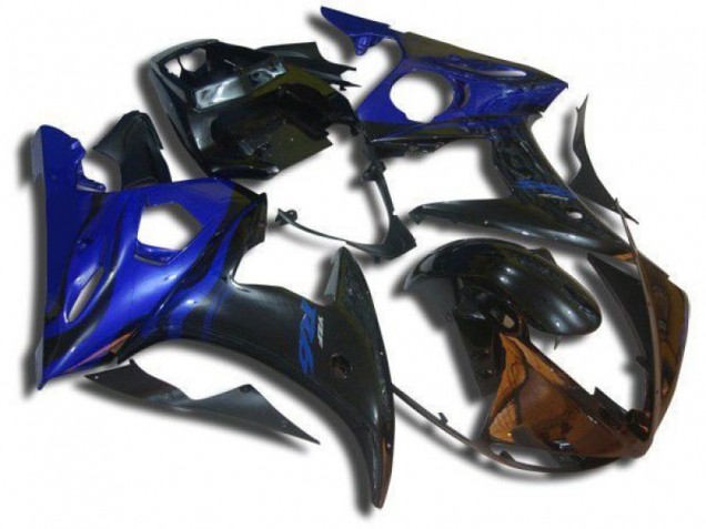 R6 2003-2005 Verkleidungen - Blau Flamme R6 2003-2005 Verkleidungen - Blau Flamme