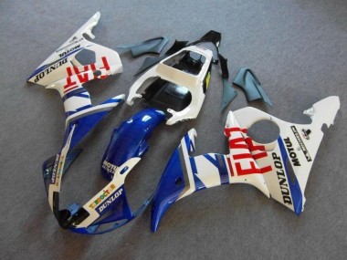R6 2003-2005 Verkleidungen - Blau Weiß Fiat