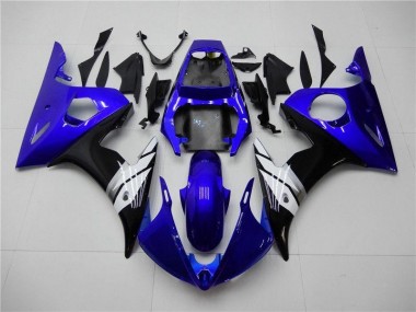 R6 2003-2005 Verkleidungen - Blau Weiß Schwarz