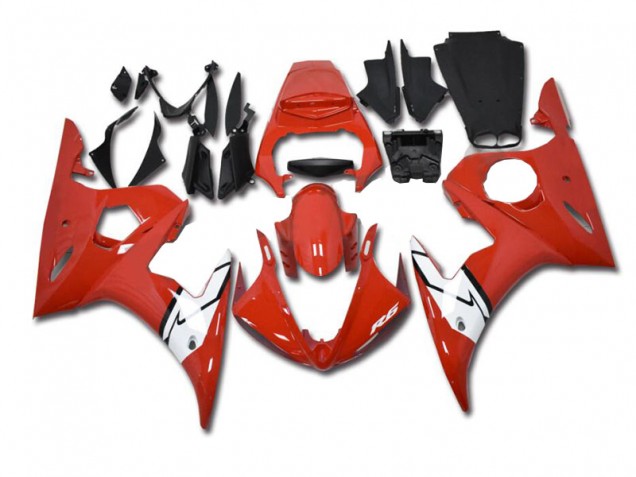 R6 2003-2005 Verkleidungen - Rot Weiß