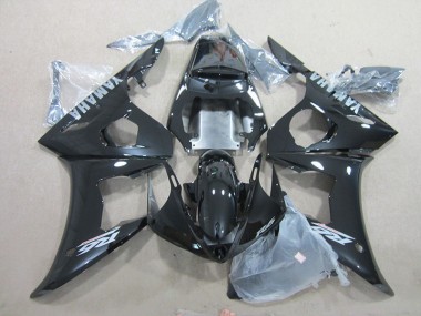 R6 2003-2005 Verkleidungen - Schwarz