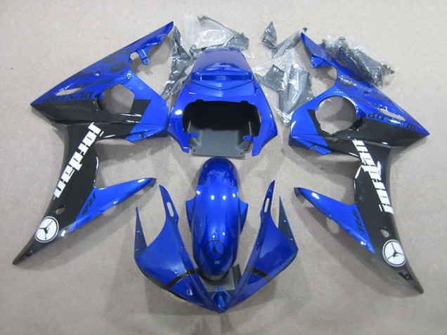 R6 2003-2005 Vollverkleidung - Blau Schwarz R6 2003-2005 Vollverkleidung - Blau Schwarz