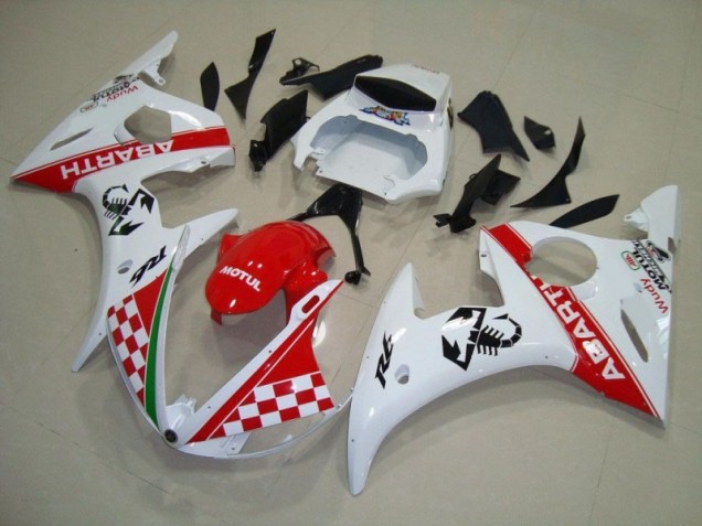 R6 2003-2005 Vollverkleidung - Rot Weiß
