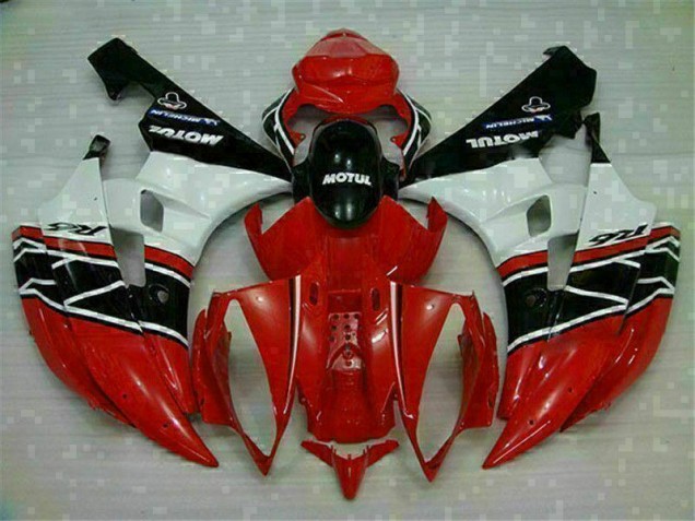 R6 2006-2007 Motorrad Verkleidung - Rot Weiß R6 2006-2007 Motorrad Verkleidung - Rot Weiß