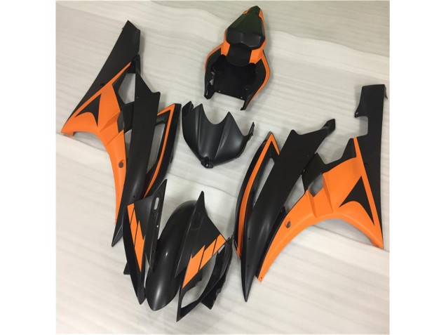 R6 2006-2007 Verkleidung - Orange Schwarz