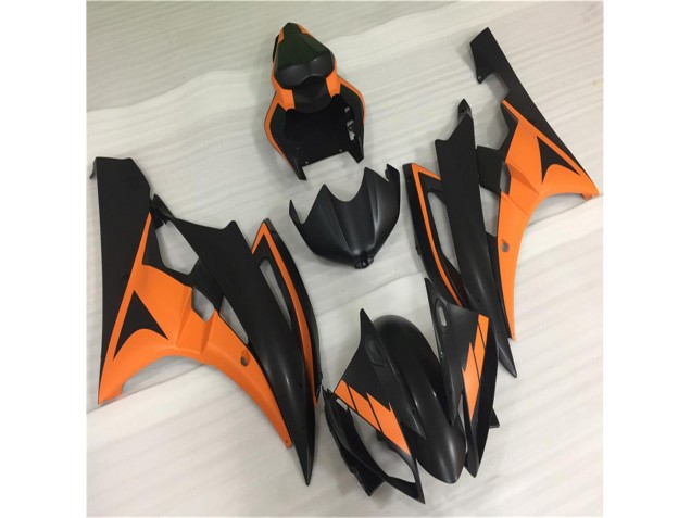 R6 2006-2007 Verkleidung - Orange Schwarz