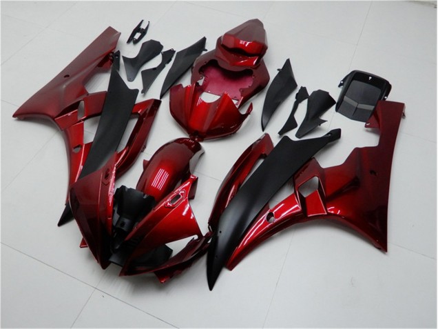 R6 2006-2007 Verkleidung - Rot Schwarz