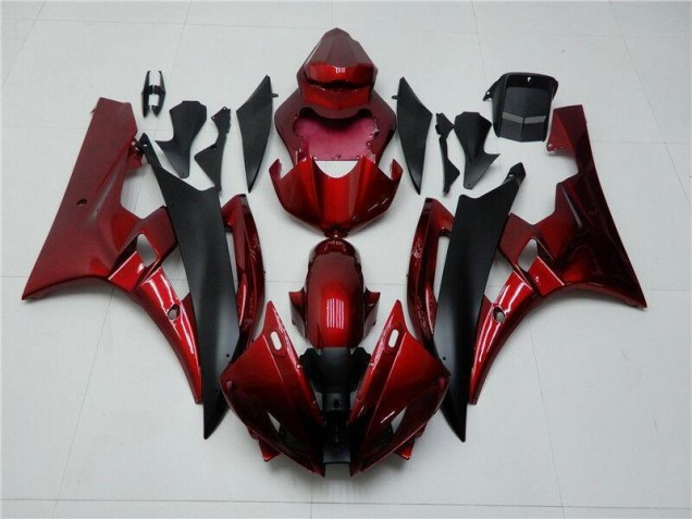 R6 2006-2007 Verkleidung - Rot Schwarz