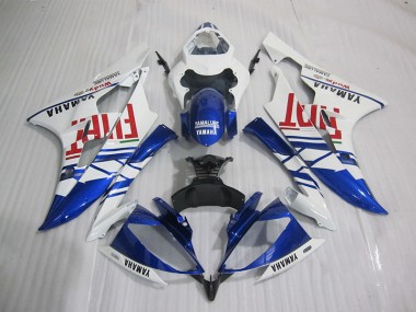 R6 2006-2007 Verkleidungen - Blau Weiß Fiat