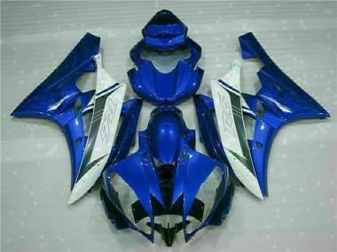R6 2006-2007 Verkleidungen - Blau Weiß