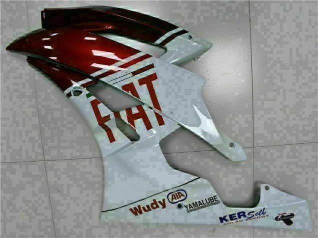 R6 2006-2007 Verkleidungen - Braun Weiß R6 2006-2007 Verkleidungen - Braun Weiß