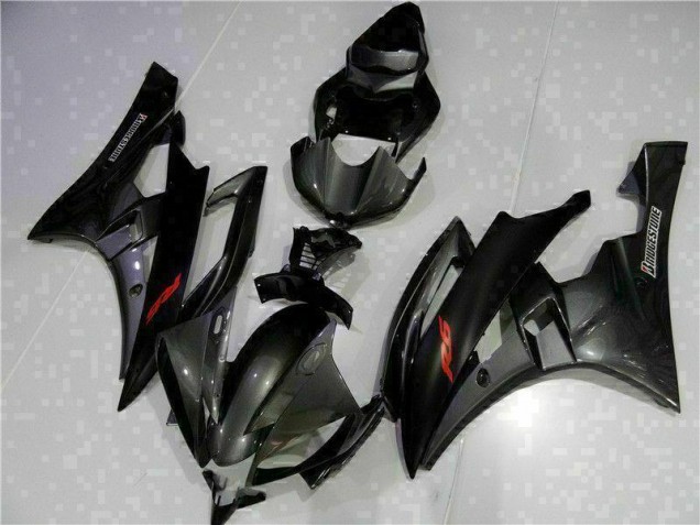 R6 2006-2007 Verkleidungen - Grau Schwarz R6 2006-2007 Verkleidungen - Grau Schwarz