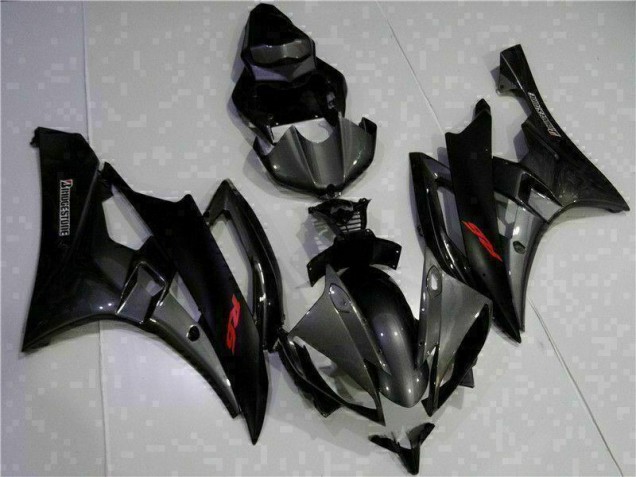 R6 2006-2007 Verkleidungen - Grau Schwarz R6 2006-2007 Verkleidungen - Grau Schwarz