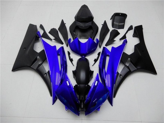 R6 2006-2007 Verkleidungen Komplett Sets - Blau Schwarz