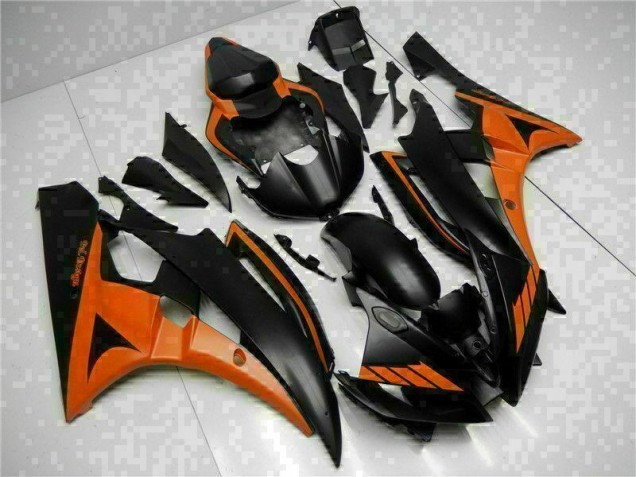 R6 2006-2007 Verkleidungen - Orange Schwarz R6 2006-2007 Verkleidungen - Orange Schwarz