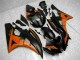 R6 2006-2007 Verkleidungen - Orange Schwarz R6 2006-2007 Verkleidungen - Orange Schwarz