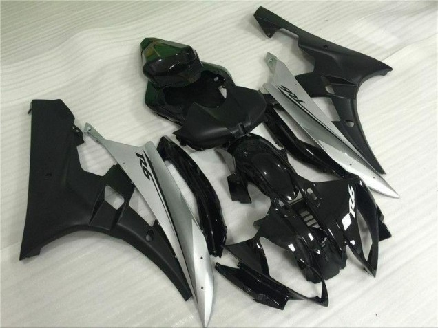 R6 2006-2007 Verkleidungen & Plastik - Silber Schwarz R6 2006-2007 Verkleidungen & Plastik - Silber Schwarz