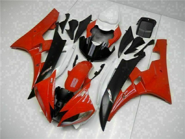 R6 2006-2007 Verkleidungen - Rot Schwarz