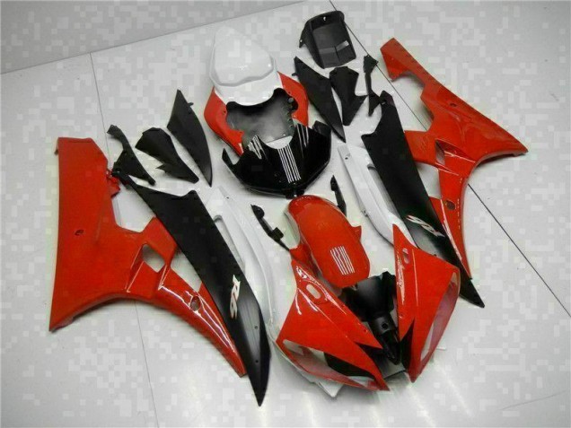 R6 2006-2007 Verkleidungen - Rot Schwarz