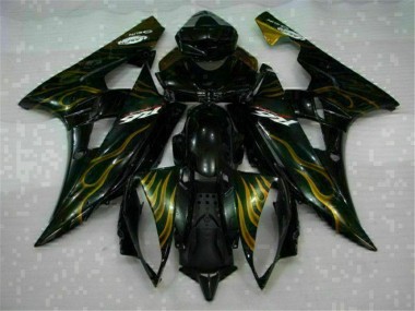 R6 2006-2007 Verkleidungen - Schwarz