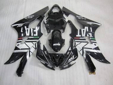 R6 2006-2007 Verkleidungen - Schwarz Weißer Motul Fiat