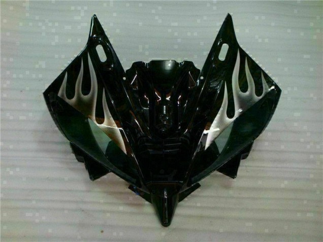 R6 2006-2007 Verkleidungen - Silber Flamme Schwarz R6 2006-2007 Verkleidungen - Silber Flamme Schwarz