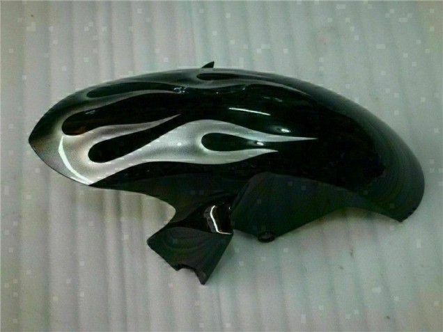 R6 2006-2007 Verkleidungen - Silber Flamme Schwarz R6 2006-2007 Verkleidungen - Silber Flamme Schwarz