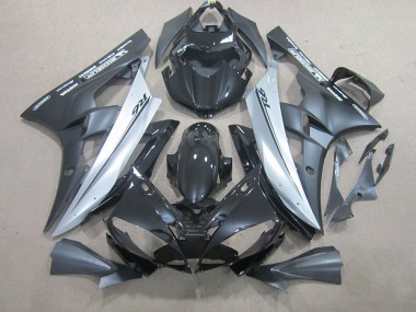 R6 2006-2007 Verkleidungen - Silber Schwarz