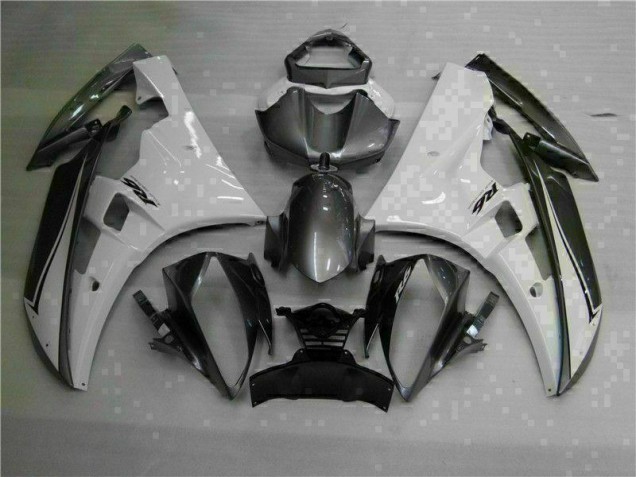 R6 2006-2007 Verkleidungen - Weiß Silber