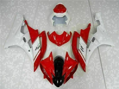 R6 2006-2007 VollVerkleidungen & Plastik - Rot Weiß