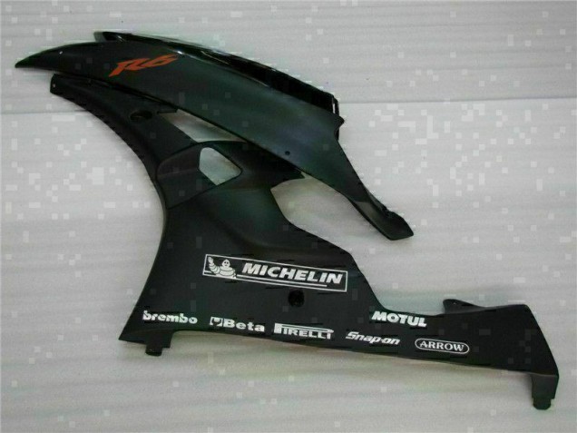 R6 2006-2007 VollVerkleidungen & Plastik - Schwarz