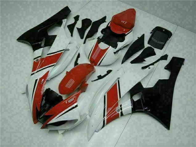 R6 2006-2007 Vollverkleidung - Rot Weiß R6 2006-2007 Vollverkleidung - Rot Weiß