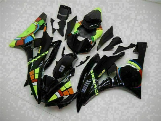 R6 2006-2007 Vollverkleidung - Schwarz