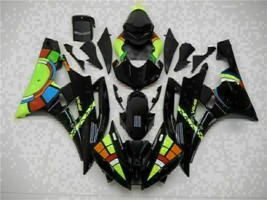R6 2006-2007 Vollverkleidung - Schwarz