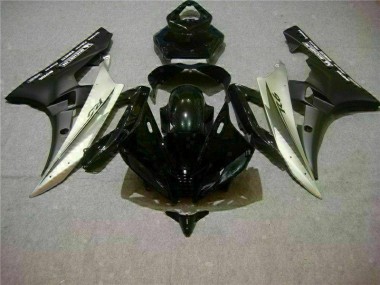 R6 2006-2007 Vollverkleidung - Silber Schwarz