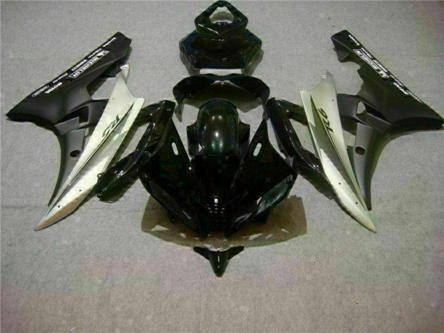 R6 2006-2007 Vollverkleidung - Silber Schwarz