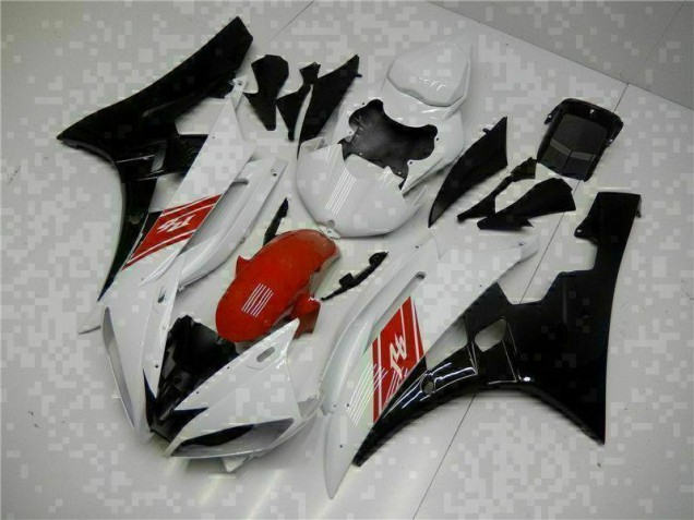 R6 2006-2007 Vollverkleidung - Weiß Schwarz R6 2006-2007 Vollverkleidung - Weiß Schwarz