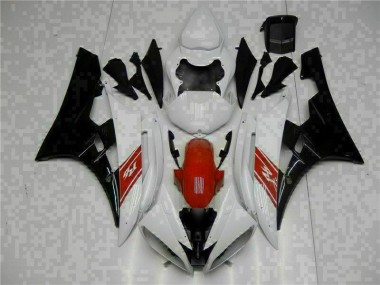 R6 2006-2007 Vollverkleidung - Weiß Schwarz