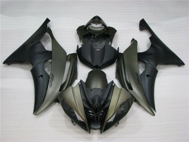 R6 2008-2016 Motorrad Verkleidung - Schwarz