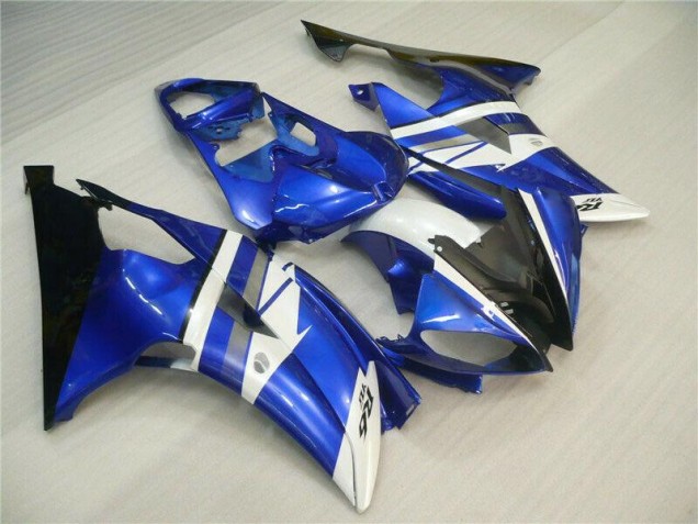 R6 2008-2016 Verkleidung - Blau Weiß Schwarz