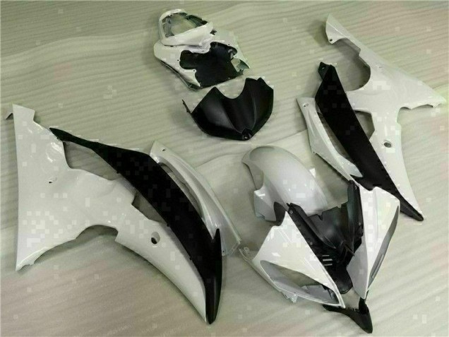 R6 2008-2016 Verkleidung & Plastik - Weiß Schwarz R6 2008-2016 Verkleidung & Plastik - Weiß Schwarz