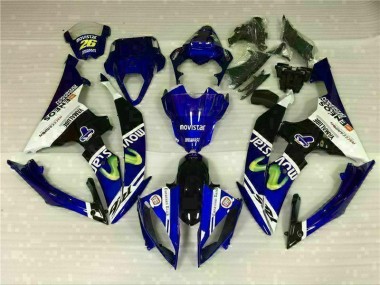 R6 2008-2016 Verkleidung - Weiß Blau